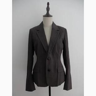 潮品 酷辣 修身 条纹 LOGO 百搭西装 外套