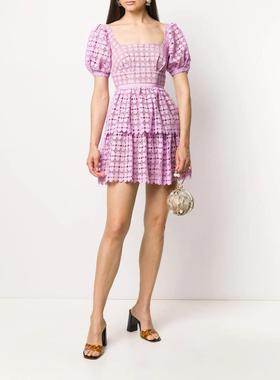 SELF-PO**RAIT 心形蕾丝  甜美 可爱连衣裙