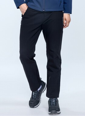 探路者徒步裤男女秋冬户外修身保暖休闲越野长裤TAMH91121/92122