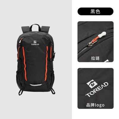 探路者双肩包 男女同款户外30升旅游休闲雪域登山背包TEBK80130