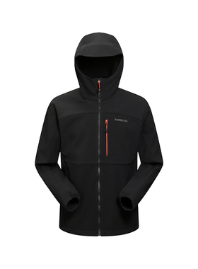 探路者软壳外套男女25新款户外保暖加绒外套TAEEAN91053/92054