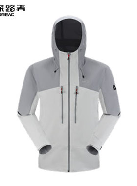 探路者单层冲锋衣男女2024春户外防风防水外套TABBAM81003/82004