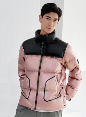 探路者羽绒服男女通款 秋冬户外白鸭绒保暖时尚外套TADI90093