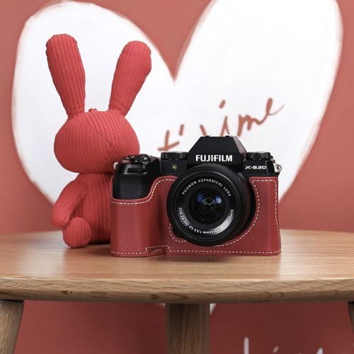 适用富士XS20等相机真皮保护套