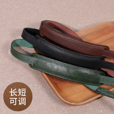 头层牛皮相机肩带适用于富士XT50XS20XT30二代索尼佳能R50微单反