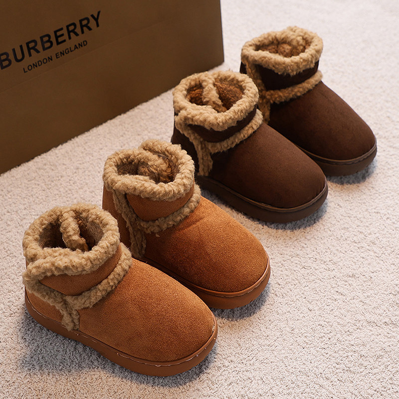 女宝宝雪地靴2024冬季新款中大童室内外防滑厚底高帮包跟保暖棉鞋,童鞋/婴儿鞋/亲子鞋,棉鞋,淘宝优惠券,粉丝福利购,淘宝优惠卷