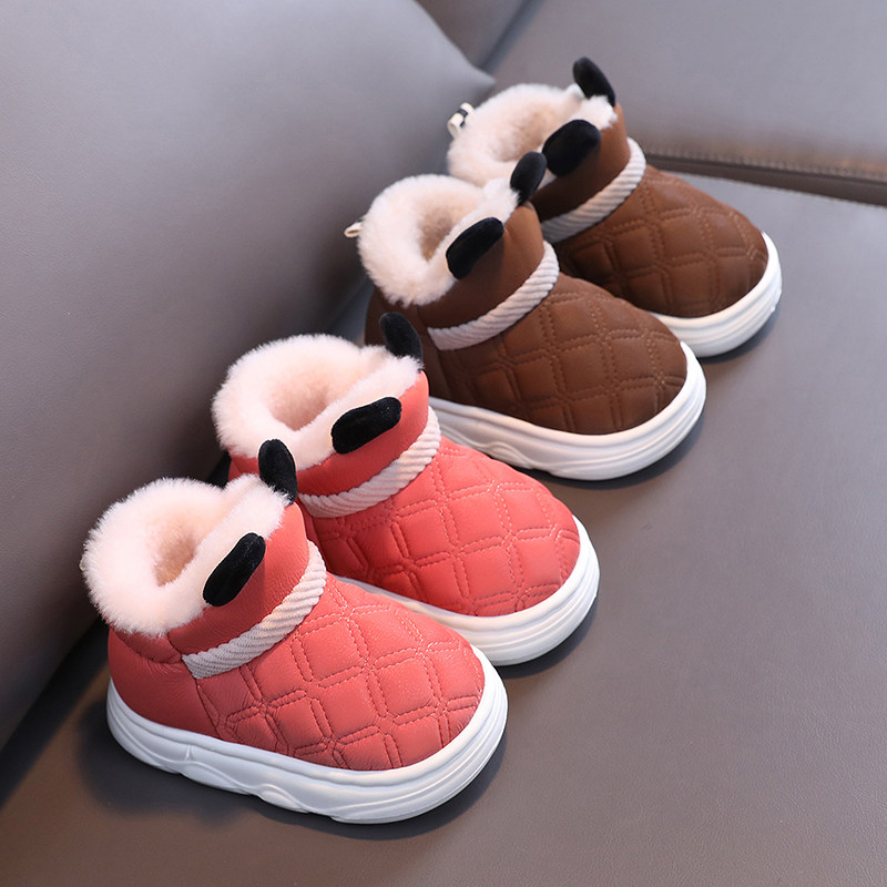 儿童棉拖鞋女冬季室内防水家居鞋男宝宝加绒保暖中童包跟棉鞋亲子,童鞋/婴儿鞋/亲子鞋,儿童棉拖鞋,淘宝优惠券,粉丝福利购,淘宝优惠卷