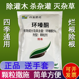 环嗪酮树除草烂根除专用药环嗪哃烂根杀灌木除草剂清明大除杂草