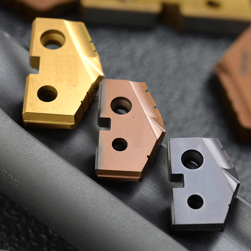 DS铲钻25材质C500涂层刀片粉末冶金高速钢可换刀片刀头