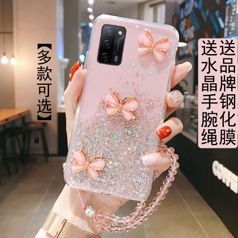 OPPOA55星空立体蝴蝶防摔软壳