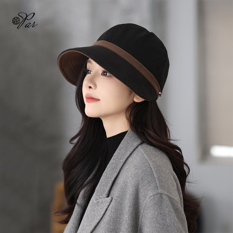 赵露思同款渔夫帽女2026新款秋冬拼色大帽檐防晒帽全脸遮阳鸭舌帽,服饰配件/皮带/帽子/围巾,帽子,淘宝优惠券,粉丝福利购,淘宝优惠卷