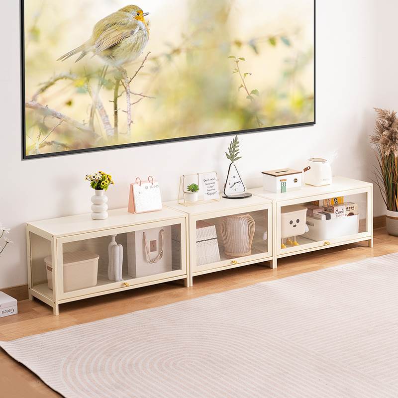 电视柜简约现代茶几电视机柜组合小户型伸缩轻奢地柜客厅卧室实木