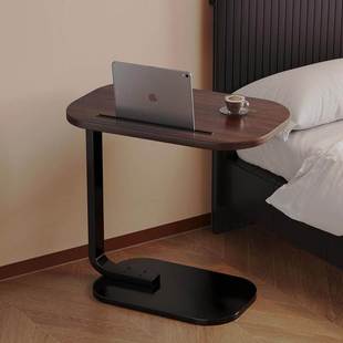 简约现代极窄床头柜租房专用沙发边几茶几多功能置物架客厅小桌子