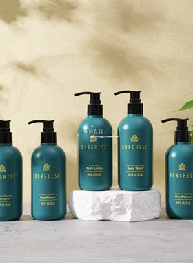 BORGHESE贝佳斯甜橙柠檬香 皇冠假日酒店洗发水护发乳润肤露300ML