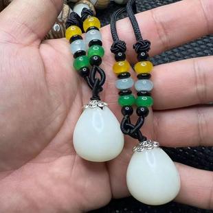 佛心果原籽精品释迦佛心菩提子成品老果把件挂坠项链钥匙链毛衣链