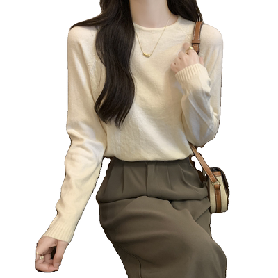 设计感小众宽松显瘦毛衣女打底衫