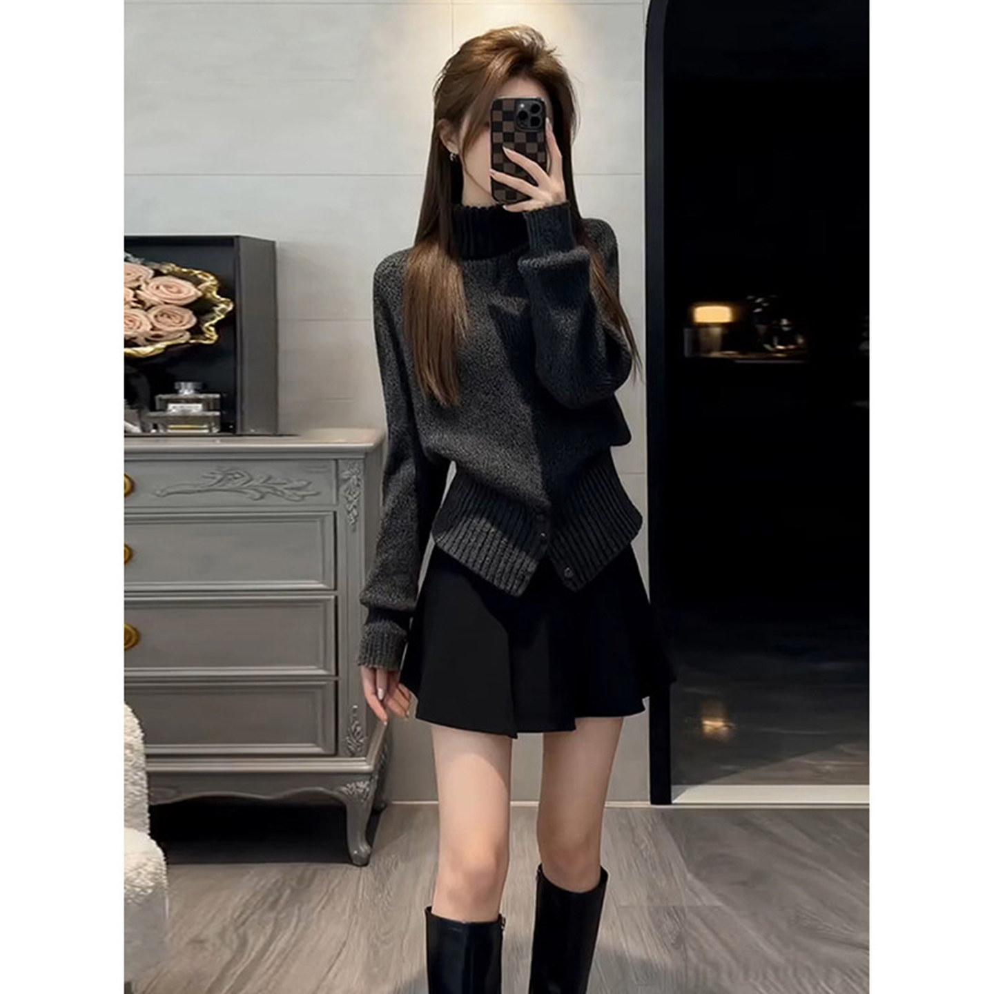 秋冬慵懒宽松高领长袖打底针织衫上衣高级感加厚保暖内搭毛衣女士,女装/女士精品,毛针织衫,淘宝优惠券,粉丝福利购,淘宝优惠卷