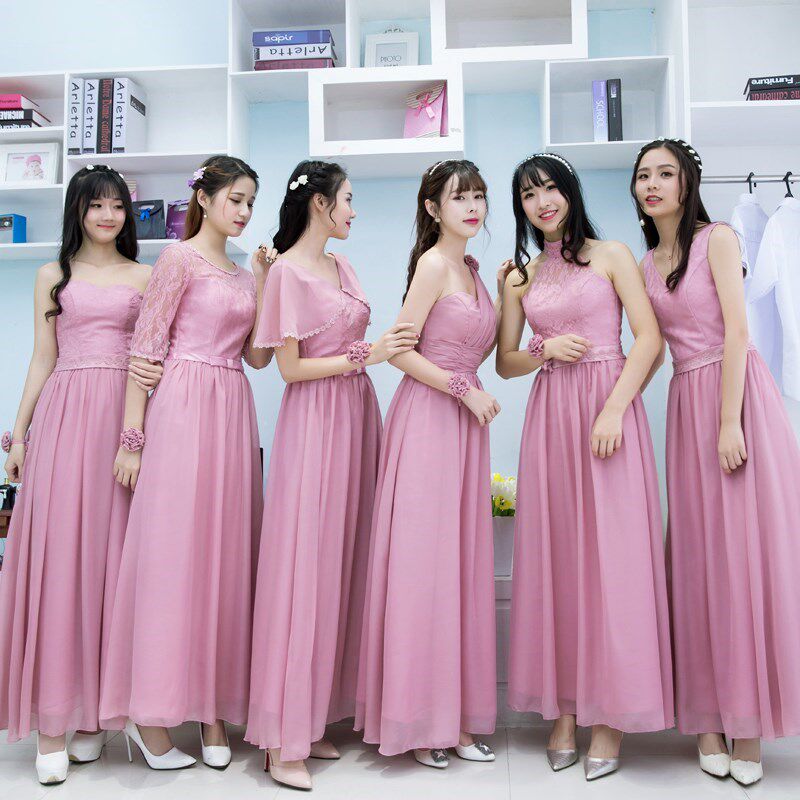 婚纱礼服新款时尚韩式伴娘服主挂演出服新娘敬酒服姐妹定做伴娘服|msdalam kategori Butik wanita / wanita, perkahwinan/Cheongsam/pakaian, pakaian/malam - dari Buy2taobao.com untuk memberikan perkhidmatan ejen Taobao profesional membeli