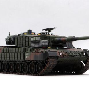 模型网 代工成品 非典制作 1/35 REVELL 豹2A4 改造爆反武器站