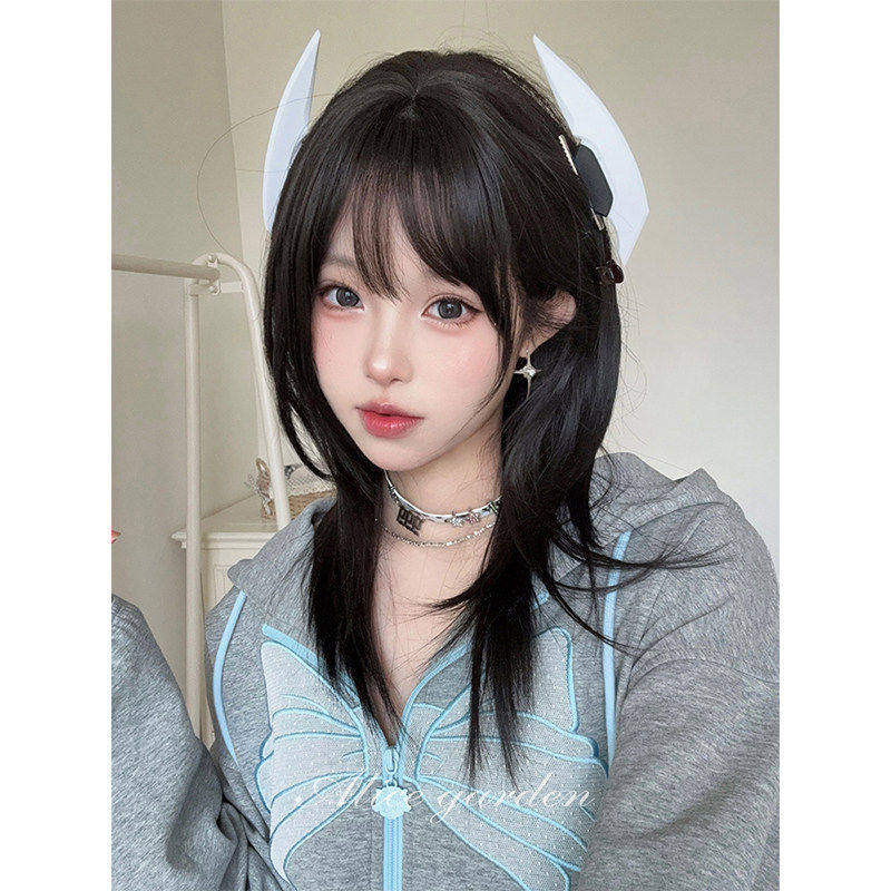 气质高层次中长发jk日常头套图片