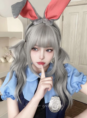 alicegarden高温丝齐刘海长卷发