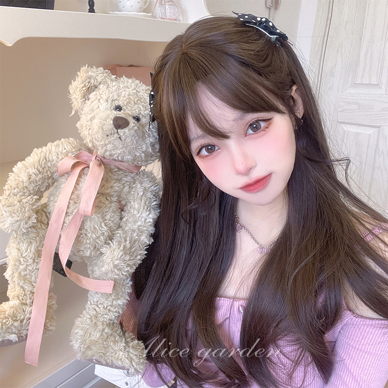 Alicegarden高温丝齐刘海假发