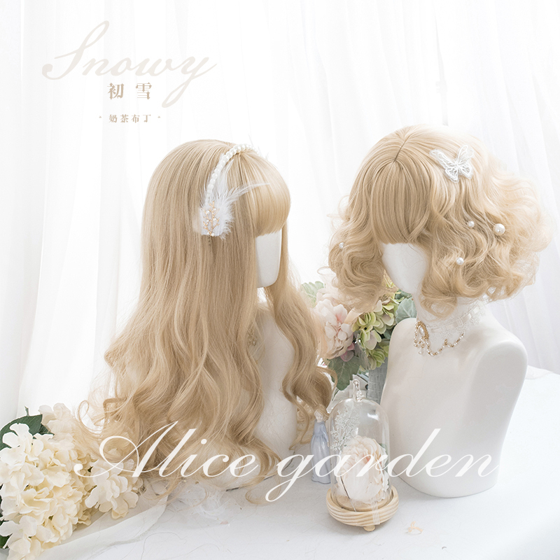 AliceGarden原宿软妹lolita姐妹款中长卷发「snowy 」日常假发女 模玩/动漫/周边/娃圈三坑/桌游 lolita洛丽塔假发 原图主图