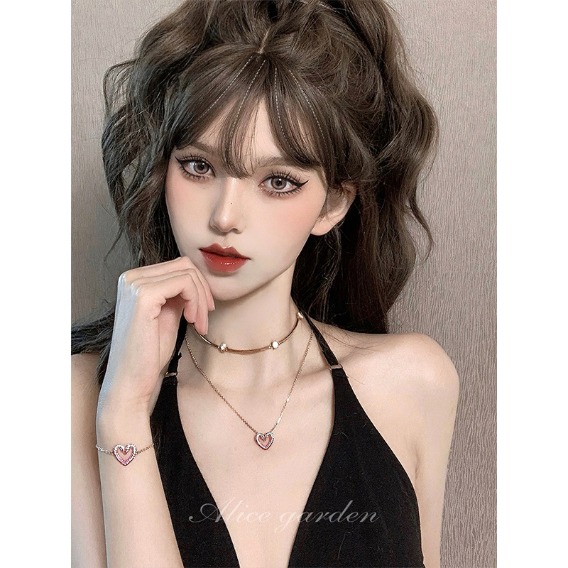 alicegarden高温丝齐刘海假发