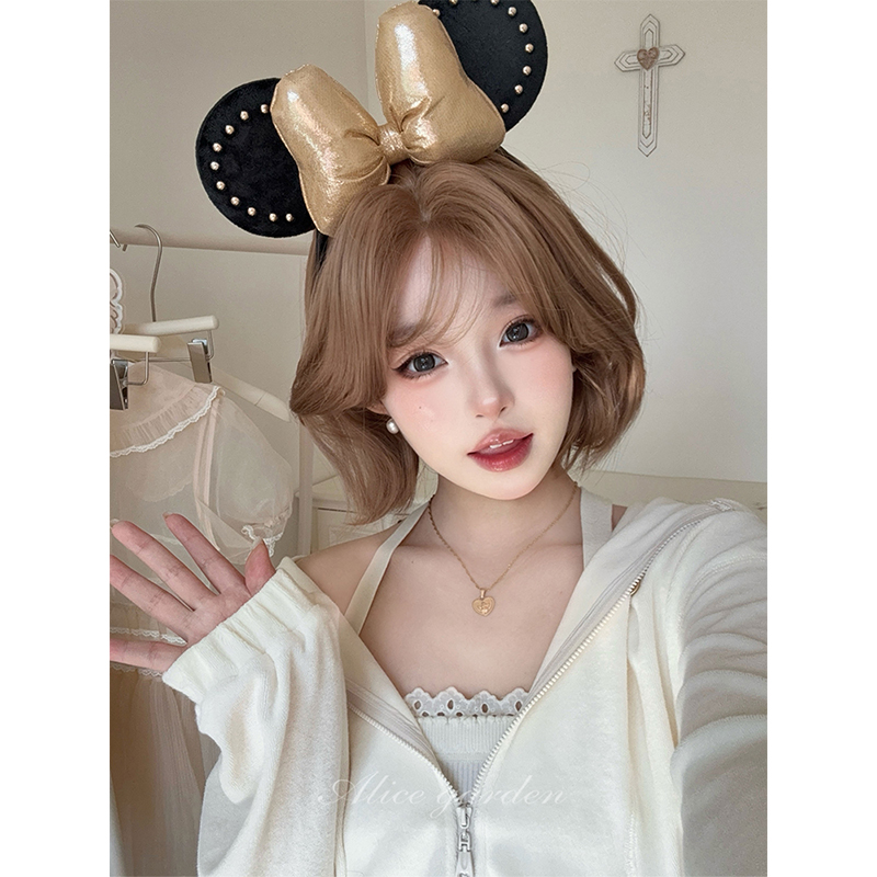 气质前额蕾丝BOBO头jk全头套