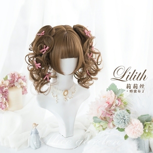 双虎口夹齐刘海假发女 Alicegarden日常原宿Lolita假发 Lilith