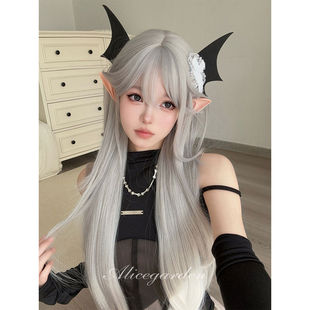 AG假发女长发网红Lolita『月蚀精灵』甜美气高层次齐刘海直发头套