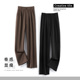 裤 冰丝阔腿裤 男成熟稳重小西裤 夏季 高级感直筒休闲裤 日系垂感西装