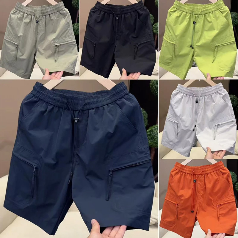 多巴胺糖果色速干短裤男宽松直筒