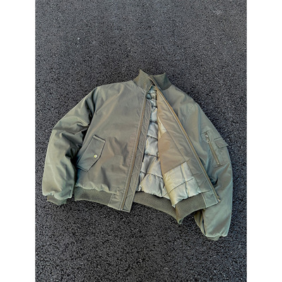 冬季BOMBER棉服男高领飞行服棉衣