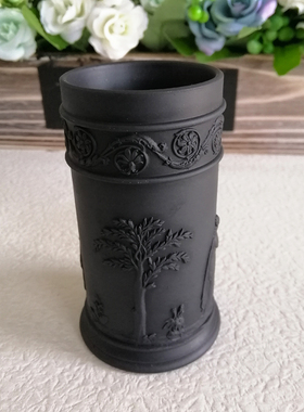 英国wedgwood浮雕陶瓷欧式插花