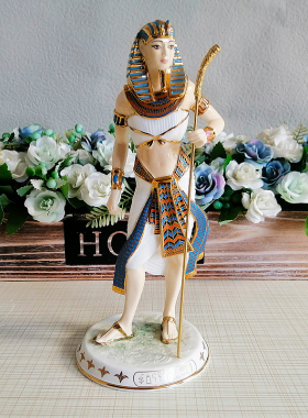 图坦卡蒙法老瓷偶工艺品礼物