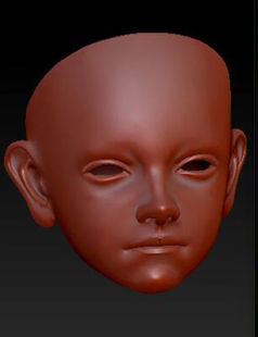 【小羊失眠】3D打印bjd罗恩—稻妻菩萨头