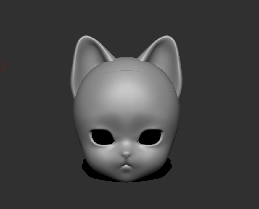 【小羊失眠】3D打印bjd猫猫头—嘎嘎（已授权）图片