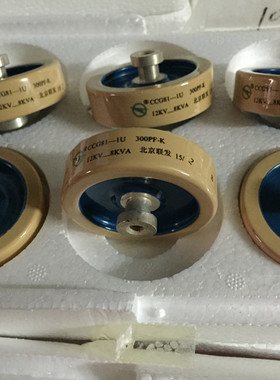 北京联发CCG81-1U300PF-K(300PF)12KV-8KVA高压板形电容