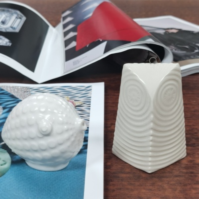 绝版收藏！Jonathan adler创意设计动物陶瓷小摆件调料罐外贸尾货