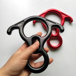 8字环下降器缓降环索降攀岩单点旋转空中瑜伽绸缎舞八字牛角环