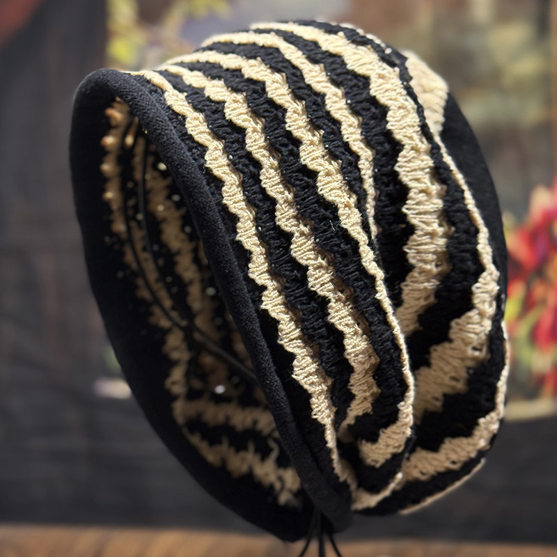 帽子女款秋冬季保暖毛线帽2025新款洋气针织帽显脸小大头围1214r