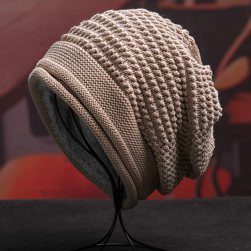 帽子女秋冬季时尚包头洋气2025女士百搭针织毛线帽保暖堆堆1214r