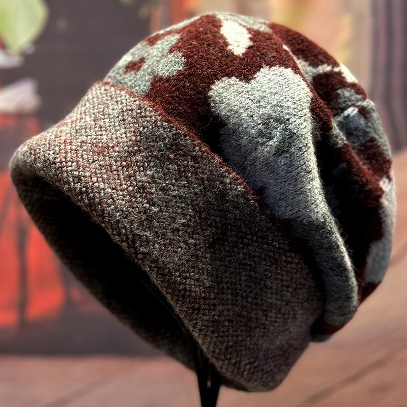 羊毛秋冬季保暖女款毛线帽2025新款时尚针织帽防寒显脸小堆堆帽子,服饰配件/皮带/帽子/围巾,帽子,淘宝优惠券,粉丝福利购,淘宝优惠卷