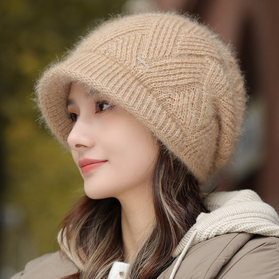 爆款时尚百搭潮流义乌妈妈堆堆帽