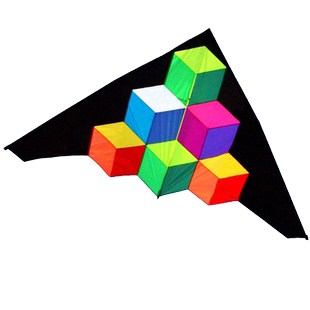 潍坊百特风筝 伞布树脂杆步步高风筝 微风大型风筝平稳好飞