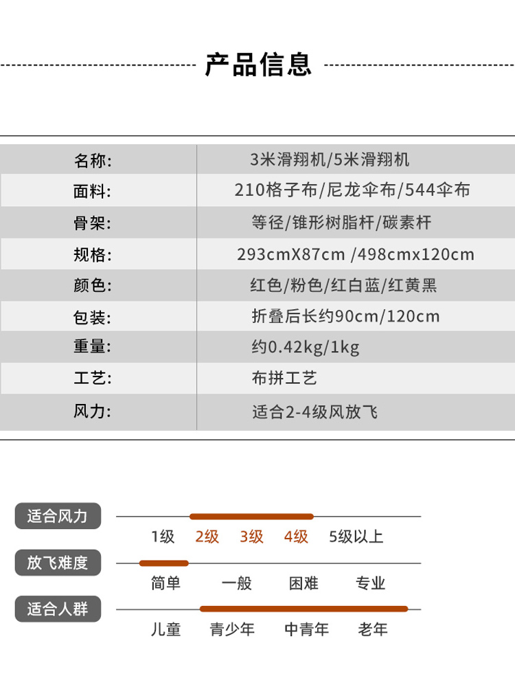 滑翔机风筝潍坊风筝新款彩虹成人造型奇特大型高档微风易飞