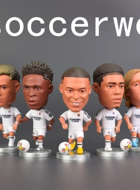 soccerwe足球周边玩偶明星手办模型摆件 皇马C罗皇家马德里礼品