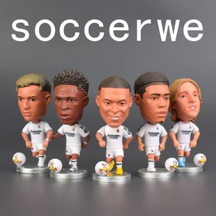 soccerwe足球周边玩偶明星手办模型摆件 皇马C罗皇家马德里礼品