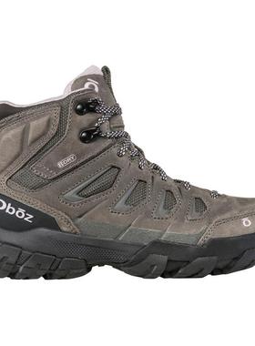 代购Oboz Sawtooth女士徒步鞋防水防滑缓震登山鞋中帮系带户外鞋